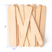 JMU Disposable Wooden Tongue Depressors Non-sterile 6 Inch 100/Box - JMU DENTAL INC
