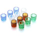 JMU Dental Glass Dappen Dishes Assorted 4 Colors 12Pcs/Box - JMU DENTAL INC