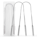 JMU 304 Stainless Steel Tongue Cleaner with Travel Case 2Pcs/Pack - JMU DENTAL INC