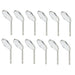 JMU #5 Mouth Mirror Heads Glass Mouth Mirror Stainless Steel 12pcs/pack - JMU DENTAL INC