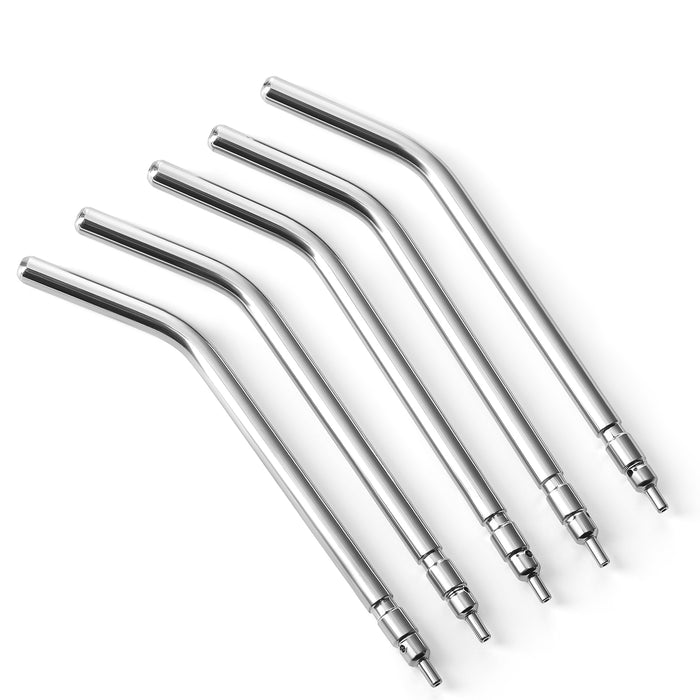 JMU Copper-Plated Metal Air Water Syringe Tips Single Slot Type 5 Pcs/Bag - JMU DENTAL INC