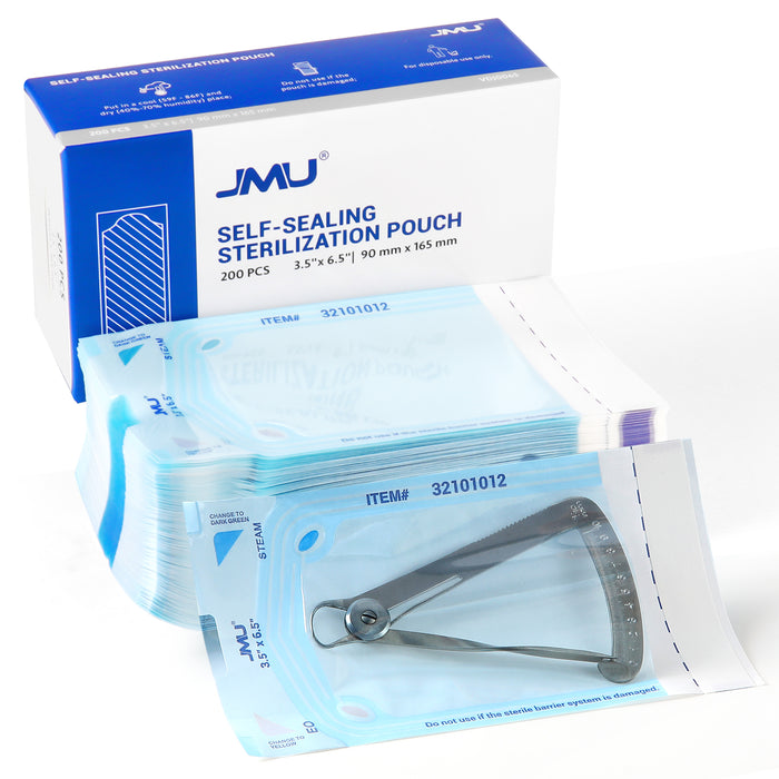 JMU Dental Self-Sealing Sterilization Pouches 200Pcs/Box - JMU DENTAL INC