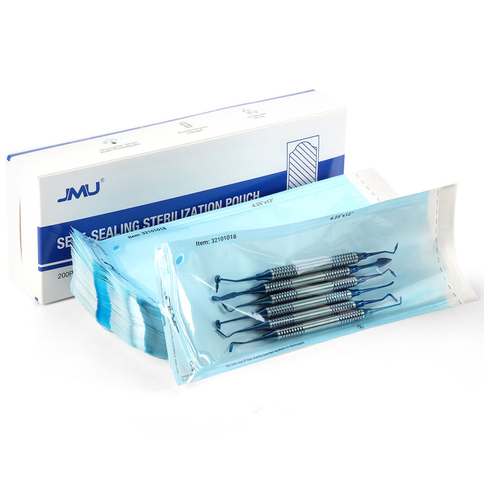 JMU Dental Self-Sealing Sterilization Pouches 200Pcs/Box - JMU DENTAL INC