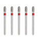 JMU Diamond Burs FG Fine Grit Football 5/Pk