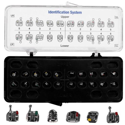 JMU Mini Roth Brackets Hook on 3,4,5 - S Series MIM 20pcs/set - JMU DENTAL INC