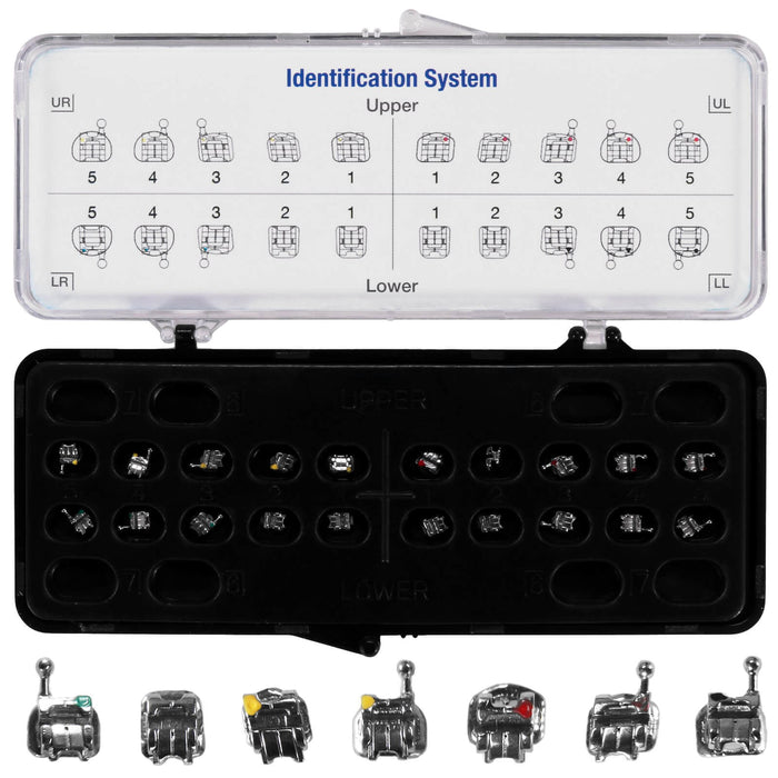 JMU Self-Ligating Brackets Hook on 3,4,5 - Y Series (5G) 20pcs/set - JMU DENTAL INC