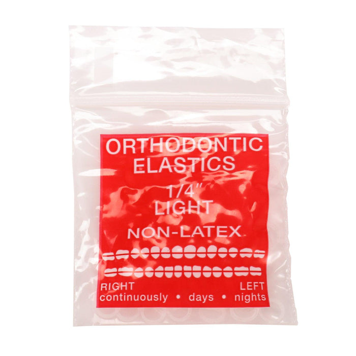 JMU Dental Orthodontic Intra Oral Elastic Latex Free 100/Bag - JMU DENTAL INC