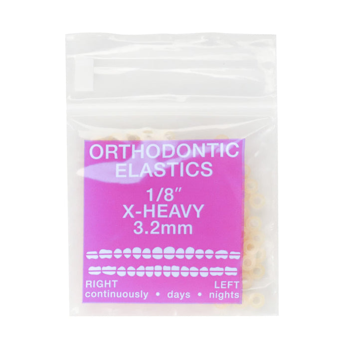 JMU Dental Orthodontic Intra Oral Elastic Latex Rubber Bands 100/Bag