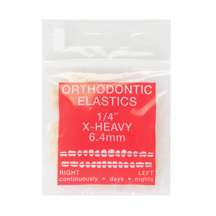 JMU Dental Orthodontic Intra Oral Elastic Latex Rubber Bands 100/Bag