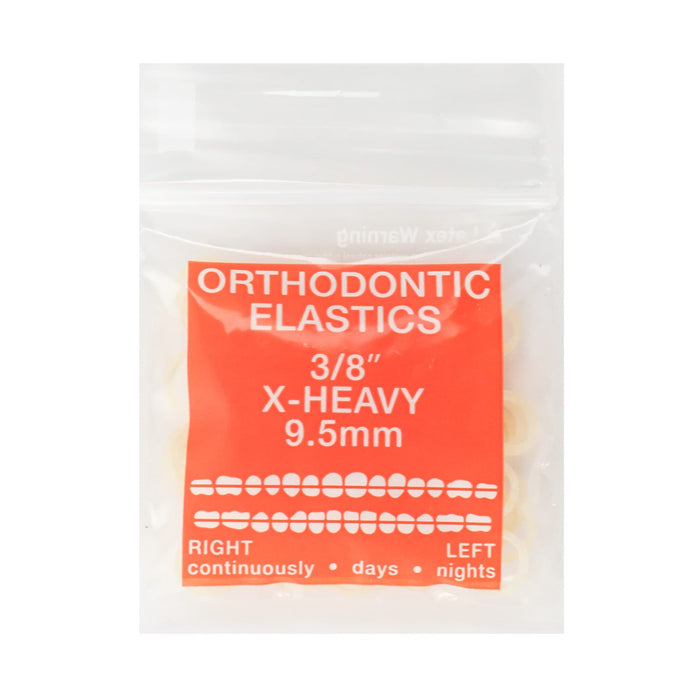 JMU Dental Orthodontic Intra Oral Elastic Latex Rubber Bands 100/Bag