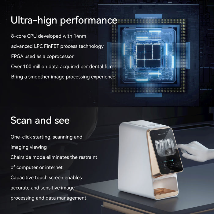 Woodpecker Wireless i-Scan Imaging Plate Scanner Touch Screen Free Software - JMU DENTAL INC