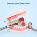 JMU #5 Double-sided Dental Mirror with Handle Stainless Steel 1pc/pack - JMU DENTAL INC