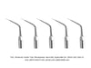 Woodpecker P2L Ultrasonic Scaler Tips 5Pcs/Set - jmudental.com