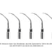 Woodpecker P2R Ultrasonic Scaler Tips 5pcs/Set - jmudental.com