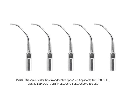 Woodpecker P2RD Ultrasonic Scaler Tips 5pcs/Set- jmudental.com