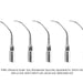 Woodpecker P2RD Ultrasonic Scaler Tips 5pcs/Set- jmudental.com