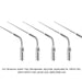 Woodpecker E4 Ultrasonic Scaler Tips 5pcs/Set- jmudental.com