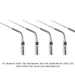 Woodpecker E5 Ultrasonic Scaler Tips 5pcs/Set- jmudental.com