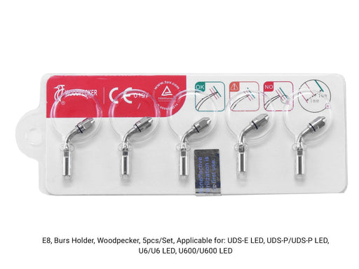 Woodpecker E8 Burs Holder 5pcs/Set- jmudental.com