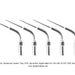 Woodpecker ED5 Ultrasonic Scaler DTE Tips 5pcs/Set - jmudental.com