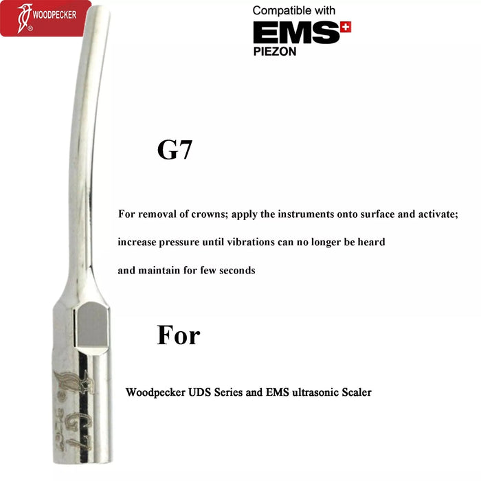 Woodpecker G7 Ultrasonic Scaler Tips 5pcs/Set