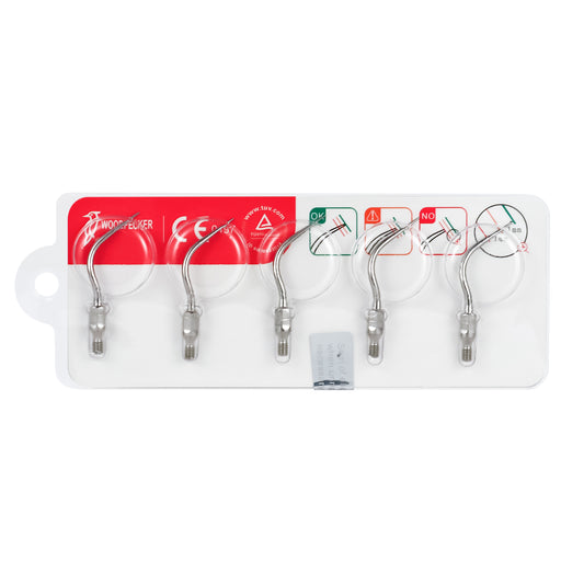 Woodpecker GK6 Scaler Tips 5pcs/Set - JMU DENTAL INC