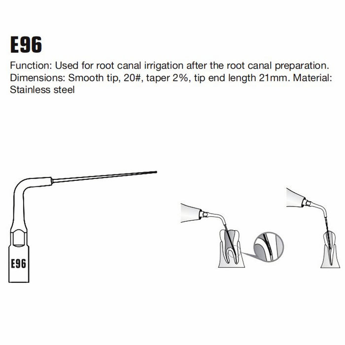 Woodpecker E96 Ultrasonic Scaler Tips 1 PC