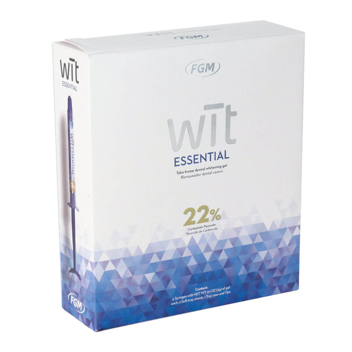 FGM Wit Essential Take-Home 22% Carbamide Peroxide Whitening Kit - JMU DENTAL INC
