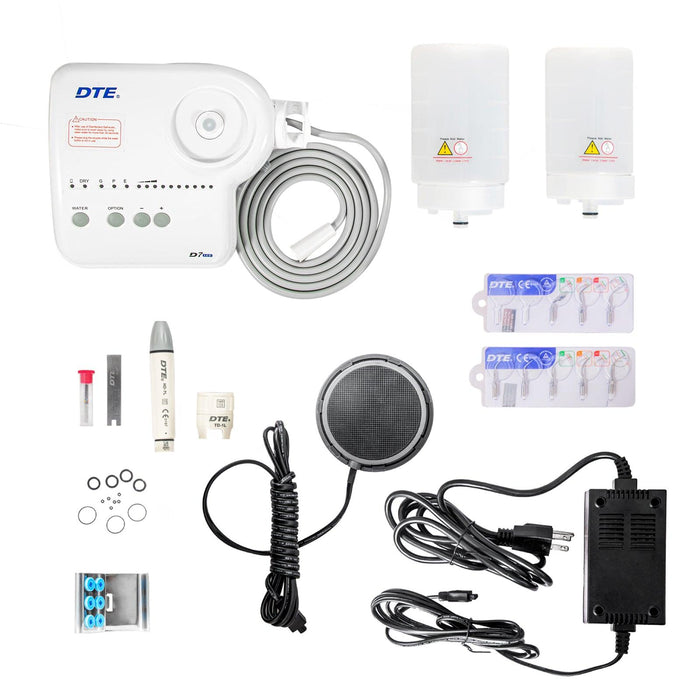 Woodpecker Dental DTE D7 Ultrasonic Pizeo Scaler Satelec HD-8L Handpiece 8 Tips 2 Water Bottles Scaling+Perio+Endo - JMU DENTAL INC