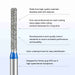 JMU Dental Diamond Burs FG Medium Grit Flat End Cylinder 5/Pk - JMU DENTAL INC