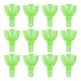 JMU Disposable Dental Impression Trays Green Perforated 12Pcs/Bag - JMU DENTAL INC