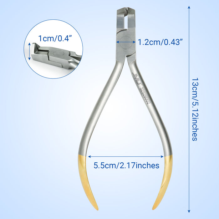 JMU Distal End Cutter Pliers Stainless Steel 1pc/pack - JMU DENTAL INC