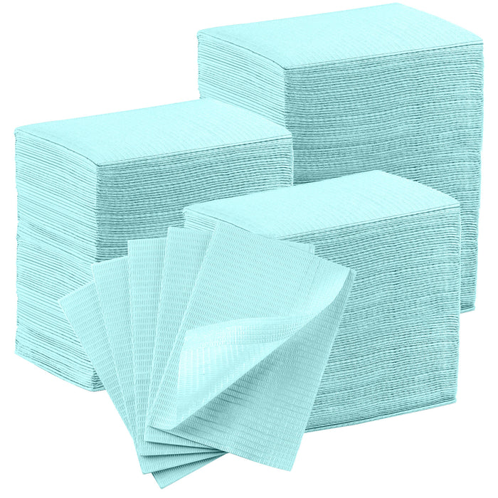JMU Disposable Dental Paper Bibs 3-Ply 13"x18" 500/Case - JMU DENTAL INC