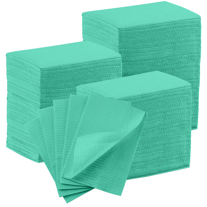 JMU Disposable Dental Paper Bibs 3-Ply 13"x18" 500/Case - JMU DENTAL INC