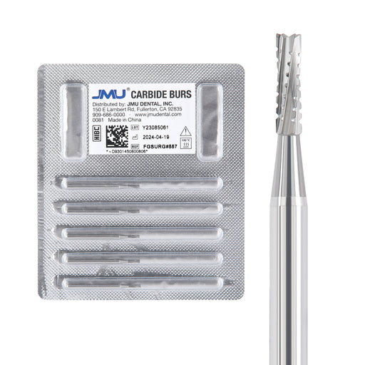 JMU Surgical Carbide Burs 5/Pk - JMU DENTAL INC