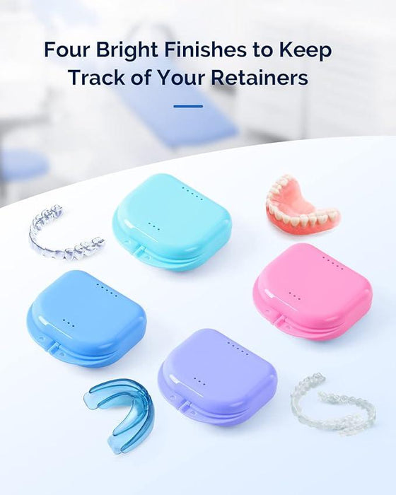 JMU Denture Storage Retainer Case with Vent Holes - JMU DENTAL INC