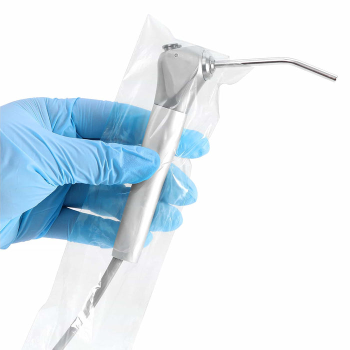 JMU Disposable Dental 3-Way Air Water Syringe Sleeves Clear Plastic Protective Cover 500/Box - JMU DENTAL INC