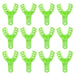 JMU Disposable Dental Impression Trays Green Perforated 12Pcs/Bag - JMU DENTAL INC