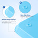 JMU Dental Plastic Tray Autoclavable Size B 13.25"x9.75" - JMU DENTAL INC