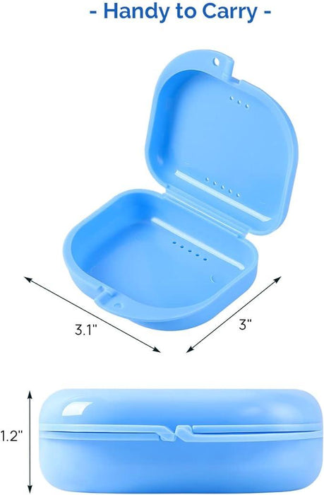 JMU Denture Storage Retainer Case with Vent Holes - JMU DENTAL INC