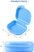 JMU Denture Storage Retainer Case with Vent Holes - JMU DENTAL INC