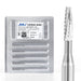 JMU Carbide Burs, Taper Fissure Crosscut, 5/pk - JMU Dental