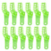 JMU Disposable Dental Impression Trays Green Perforated 12Pcs/Bag - JMU DENTAL INC