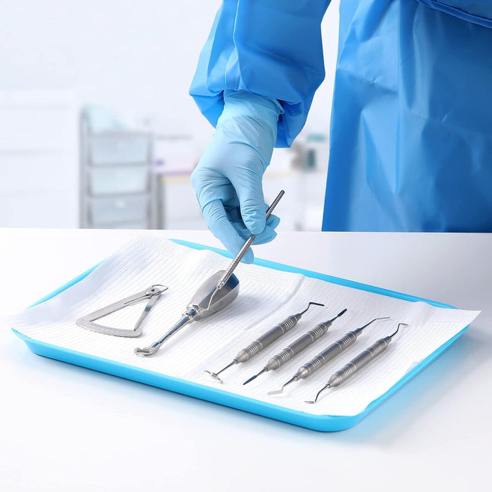 JMU Dental Plastic Tray Autoclavable Size B 13.25"x9.75" - JMU DENTAL INC
