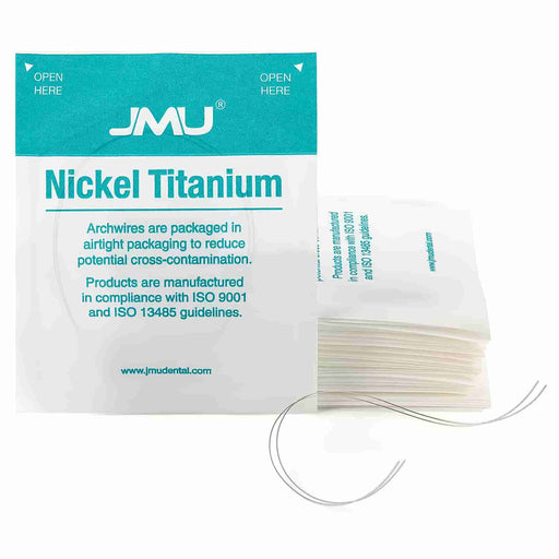 JMU Nickel Titanium Archwire Reverse Curve Rectangular 2/Pk - JMU DENTAL INC
