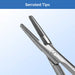 JMU Micro Surgery Needle Holder - 6 Inch Straight Stainless Steel 1pc/pack - JMU DENTAL INC