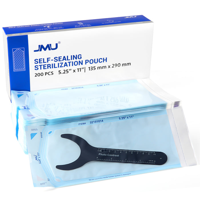 JMU Dental Self-Sealing Sterilization Pouches 200Pcs/Box - JMU DENTAL INC