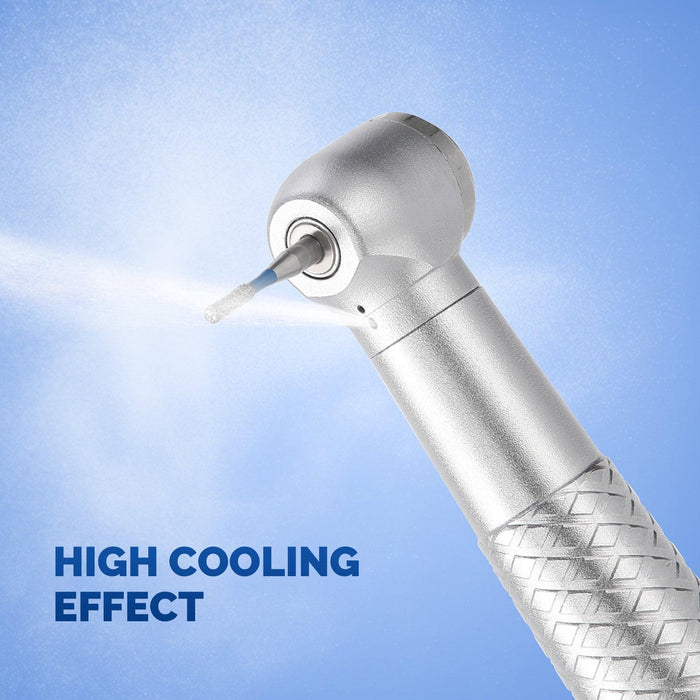 COXO CX207-B Mini Head High-speed Air Turbine Handpiece, 390,000~485,000rpm, 1-port spray, 4-hole coupler. # H03-MP4 - JMU Dental