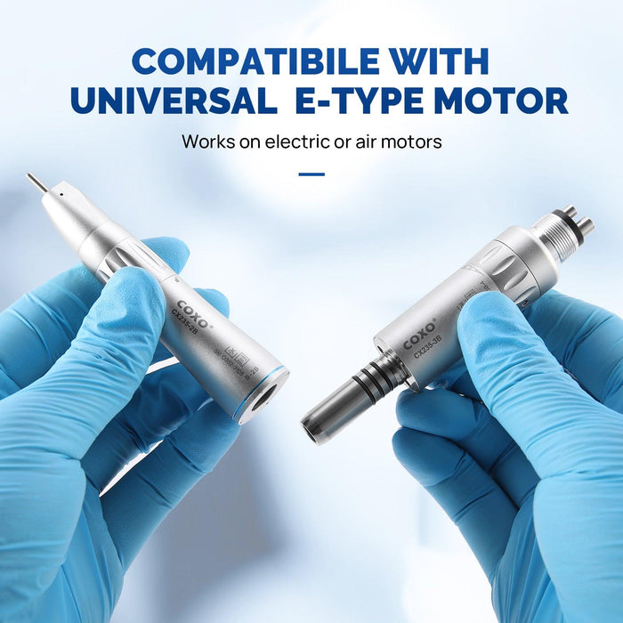 COXO CX235-2B Low-speed Electric Handpiece, 1:1 Inner Channel, Straight Handpiece, Max.40,000rpm. #S-2B - JMU Dental
