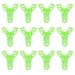 JMU Disposable Dental Impression Trays Green Perforated 12Pcs/Bag - JMU DENTAL INC
